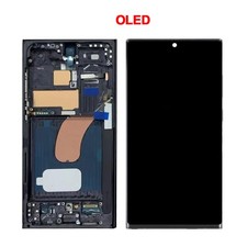 For Samsung Galaxy S23 Ultra S918U/U1/W OLED LCD Touch Screen Digitizer Frame
