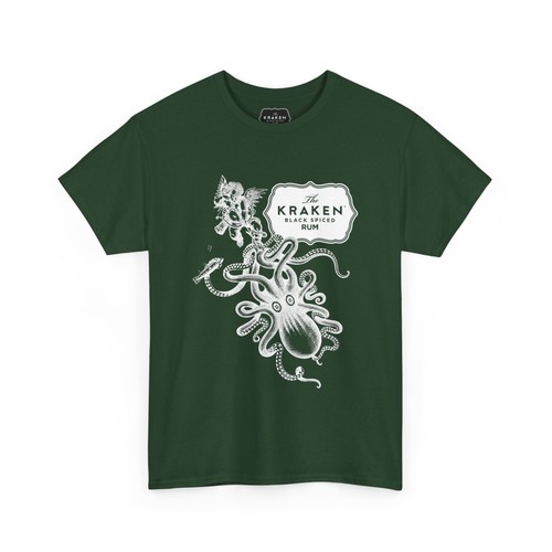 Kraken Spiced Rum Unisex Heavy Cotton Tee - Picture 3 of 88