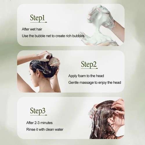 Herbal Platycladus Orientalis Shampoo Soap Usman Grass Anti Hair Loss Soap GX - Picture 11 of 16