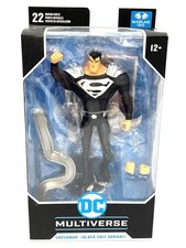 McFarlane Toys DC Multiverse Superman Black Suit Variant Action Figure Boxed 7
