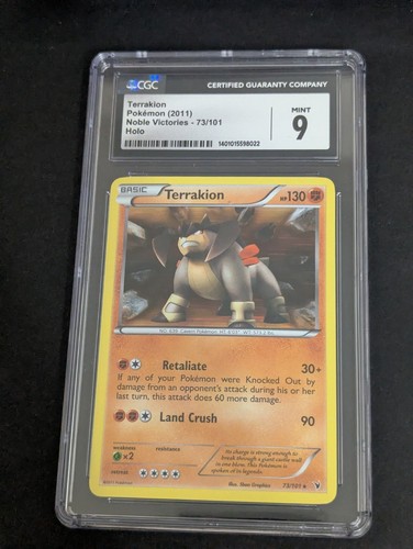 Terrakion graded CGC 9 for sale on eBay