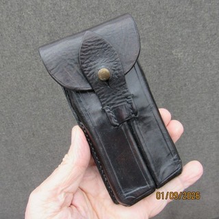 Original 1904 German Navy or WWI Imperial Artillery Luger Magazine Pouch NICE !
