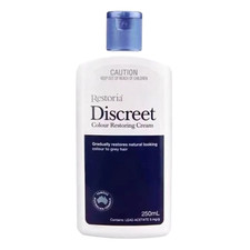 Restoria Discreet Hair Color Restoring Cream Gray hair to black 250 ml Unisex