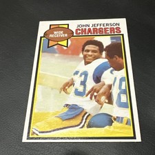 1979 Topps Football #217 John Jefferson NM/MT!!ROOKIE CARD!. rookie card picture