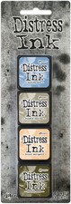 Tim Holtz Distress Mini Ink Pads 4/Pkg-Kit 9 - 2 Pack