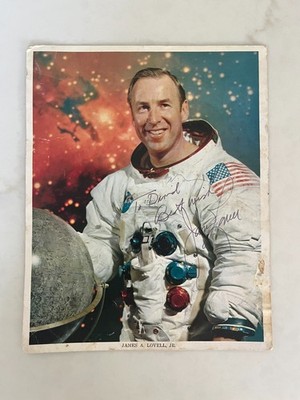 James Lovell Signed NASA Original Photo / Apollo 13 Astronaut / 8x10 Autograph
