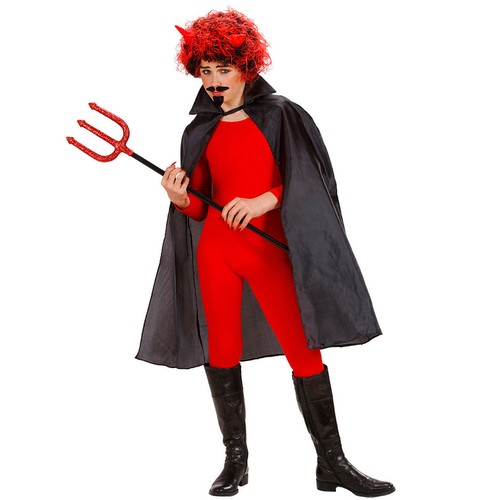 Schwarzer Kinder Zorro Umhang Cape Batman Vampir Kostüm Halloween Vampirumhang - Bild 2 von 2