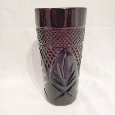Ruby Red 12 Oz.  Water Glass Luminarc Cristal d  Argues Duran Vintage