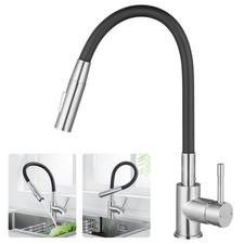 Küchenarmatur mit 360° Flexibel Wasserhahn Mischbatterie Spültischarmatur Küche