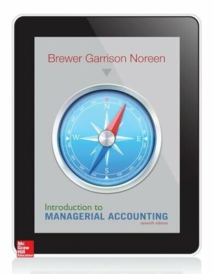 Introduction to Managerial Accounting Buch Mcgraw Hill Book Co