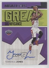 2016-17 Panini NBA Hoops Great SIGnificance Terrence Jones #77 Auto 04tw