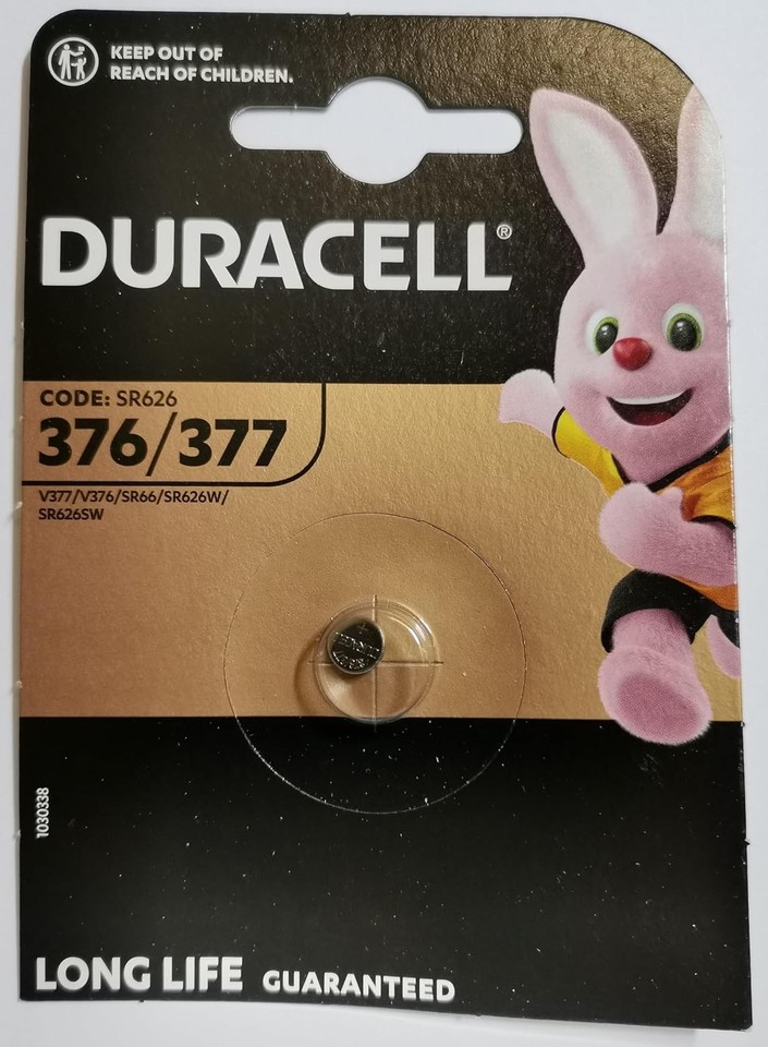 Duracell 377 SR626SW SB marque
