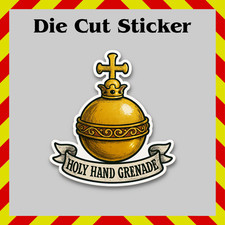 Holy Hand Grenade Sticker - Waterproof Vinyl Decal For Bottles Laptops