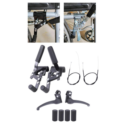 2x Wheelchairs Brake Replacement Stable Performance Accessories Top Mounted - Picture 6 of 7