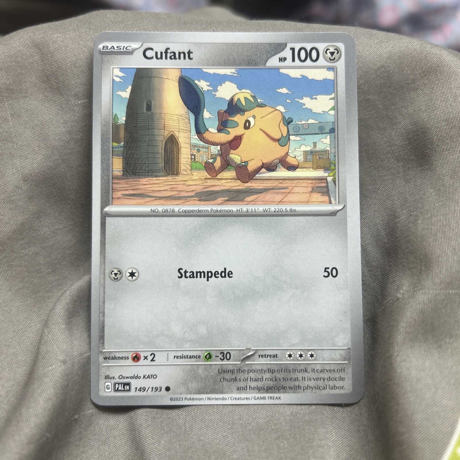 Cufant Pokemon Card