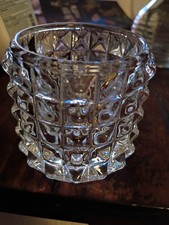 Heavy Glass Votive Tea Light Candle Holder
