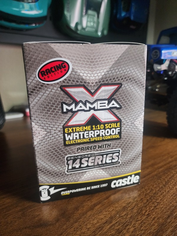 Castle Mamba X 1:10 Waterproof ESC w/ 1406 4600Kv Sensored Brushless Motor