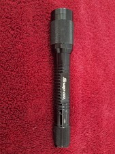 Snap On Led Flashlight Red Aluminum Housing Uses 2 Aa Batteries Tested Working Snap On Led Flashlight Red Aluminum Housing Uses 2 Aa Batteries Tested Working