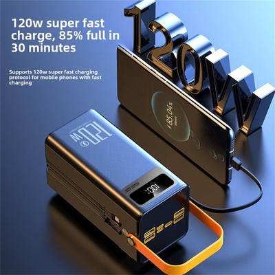 Power Bank 98000mAh Charging Portable External Battery Backup For Cell Phone