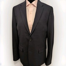 Christian Dior Mens Black Tuxedo Jacket Sz 37S Short Peak Lapel One-Button