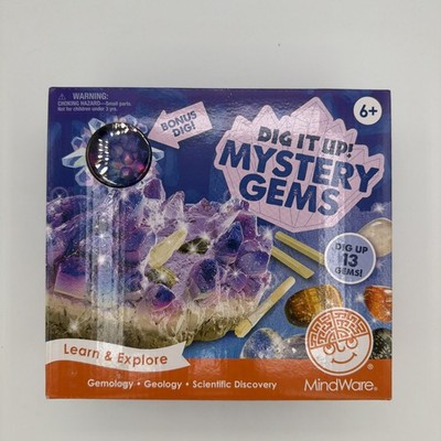 MindWare Dig It Up ''Mystery'' Gems Science Education Gemology Set, Ages 6+