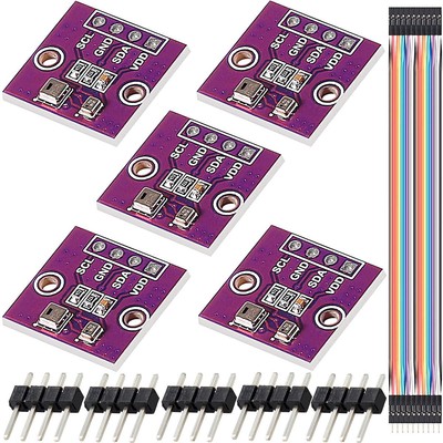 5 Stück Temperatur Luftfeuchtigkeit Sensor Modul Atmosphärendruck Modul AHT20 + 3 1