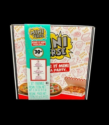 MGAs Miniverse Make It Mini Pizza Party Set Includes 30+ Pieces Miniature Pizza