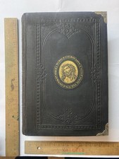 Antike Luther  Bibel 19 Jh Altdeutsch Heilige Schrift Groß Kirchenbibel