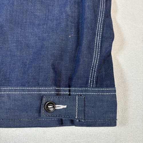 Vintage 60s-70s Lee 91-B Denim Jean Jacket Size 40 Talon Sanforized USA Jelt Med - Picture 17 of 20