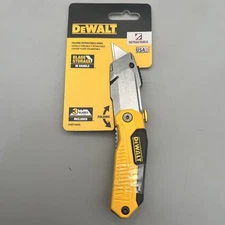  DeWalt Box Cutter  Folding Utility Knife Lock Back Retractable Blade #DWHT10035