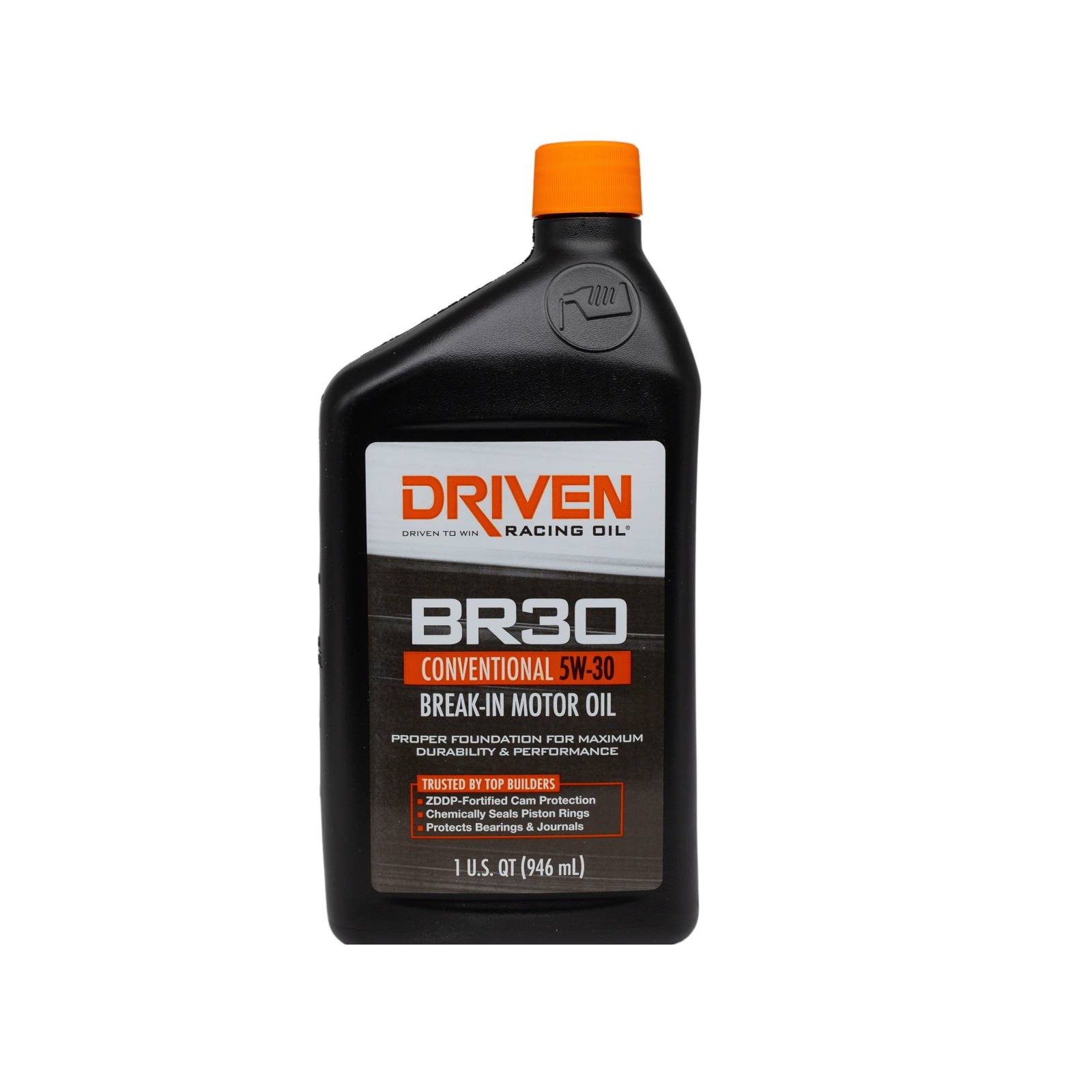 Driven Racing Oil BR30 5W-30 Conventional Break-In Motor Oil 1 Quart Pack of 12