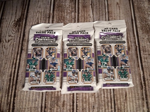 3 Packs 2022 Panini Contenders Football Cards New Sealed LOOK!!