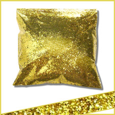 9oz 266ml Rich Gold .025 Large Luxe Metal Flake Premium Paint Additive