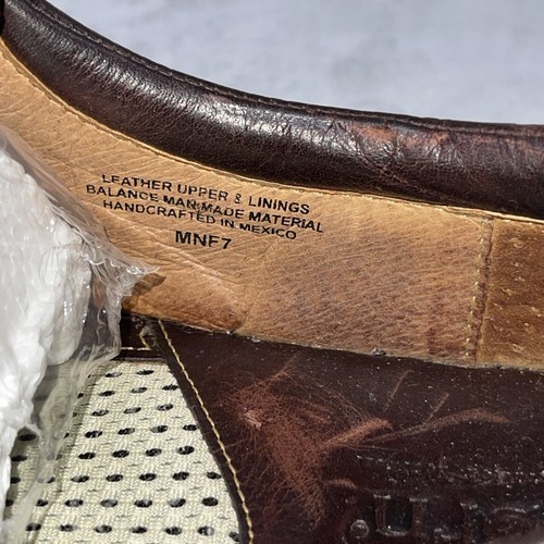 Born Monk Strap Shoes Wmn 11/EU 43 Brown Pebbled Leather Slip-On Loafers W6262 - Picture 9 of 10