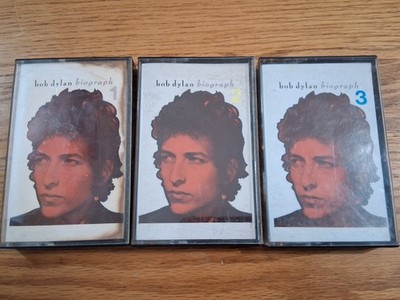 Bob Dylan Biograph Complete Set Of 3 Cassettes