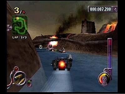 Hot Wheels: Extreme Racing (Sony PlayStation 1, 2001)