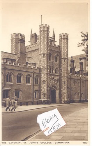 3 POSTKARTEN ST JOHN'S COLLEGE CAMBRIDGE UK Vereinigtes Königreich ENGLAND - Bild 1 von 3