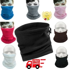 Winter Neck Warmer Gaiter Polar Fleece Ski Face Mask Snowboard Cold Weather US