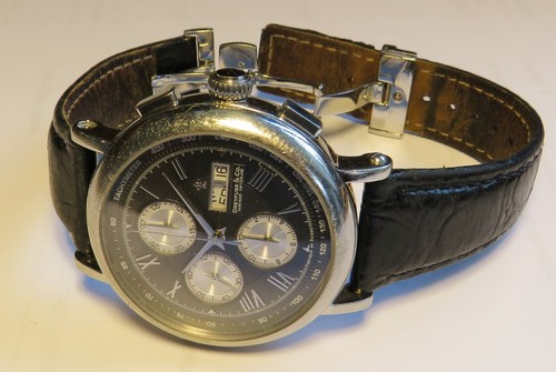 Dreyfuss & Co Luxus 1925 hand made Herren Automatic Chronograph Day Date - Picture 3 of 10