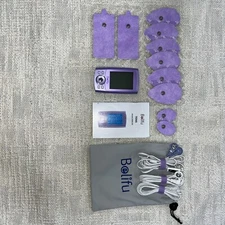 Belifu Tens Unit Electric Muscle Simulator Purple