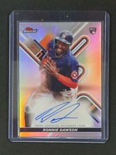 2022 Topps Finest Ronnie Dawson Refractor Rookie On Card Autograph RC #FA-RDA