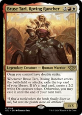 x1 Bruse Tarl, Roving Rancher OTJ MTG 198 RARE M/NM 1x