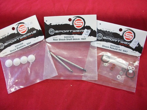 Sportwerks 1/8 mayhem Buggy Shock Parts Assortment - 5 Pieces - Picture 3 of 3