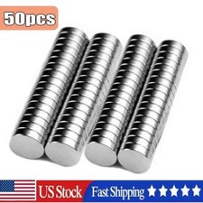 50X Neodymium Magnets Disc Round Super Strong Rare Earth 10mm X 3mm Refrigerator