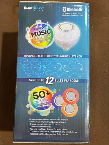 Brand new, Blue Sky WIRELESS Bluetooth Built In Speaker Sync up to 12 65-Watt EQ - Picture 4 of 5