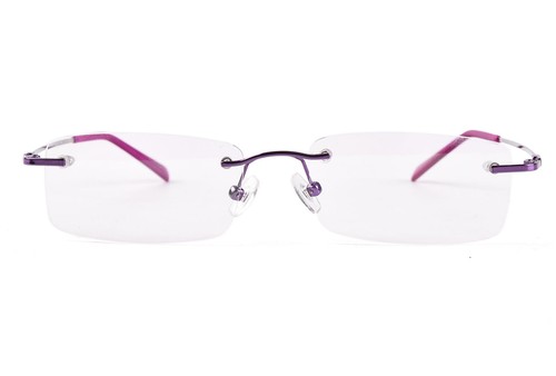 Anteojos flexibles Beison Memory titanio sin montura para mujer y hombre marco rxable transparente - Imagen 36 de 43