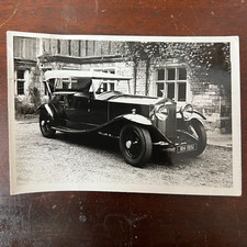 Vintage 1960's Photograph Rolls Royce Phantom Sports Car England 3" x 5" Photo