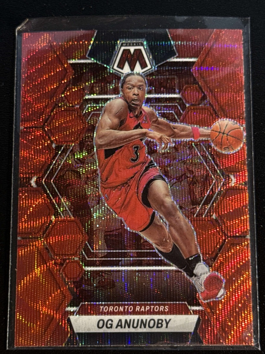 2022-23 Panini Mosaic - OG Anunoby #136 Red Wave Mosaic