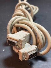 HD15 male to HD15 female cable VGA 6 feet. Heavy gauge