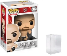 Funko Pop! Vinyl: WWE - Goldberg (Old School) #36 (Bundled with Box Protector)